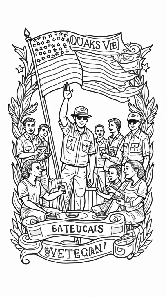 thank you veterans coloring pages